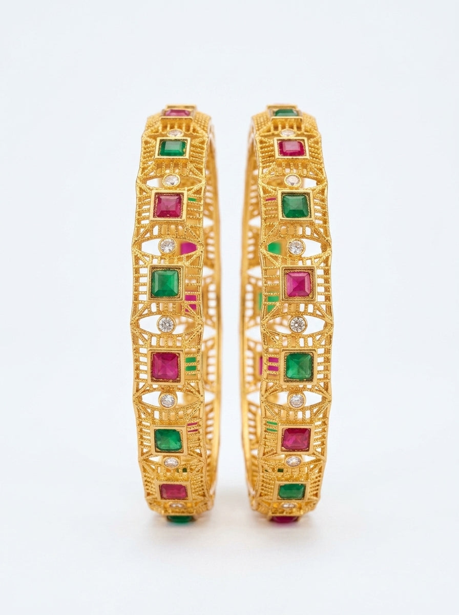 Leena Bangles • Set of 2