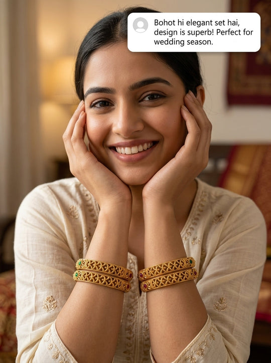 Manya Bangles • Set of 4