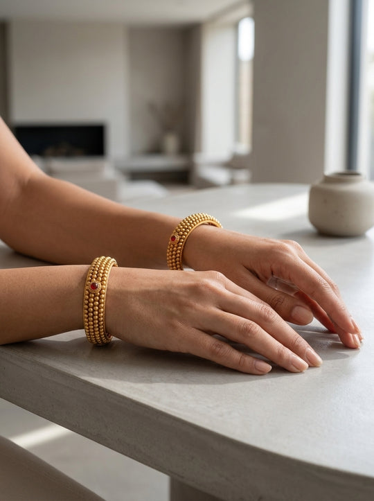 Rajatvahini Bangles • Set of 2