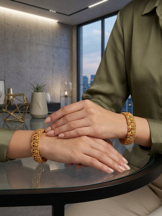 Saraswati Bangles • Set of 2