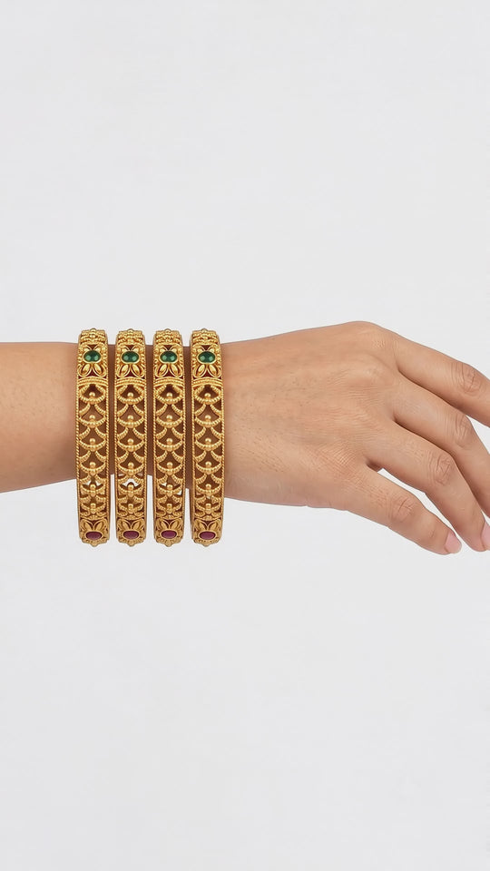 Manya Bangles • Set of 4