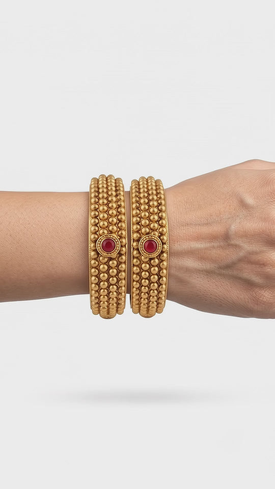 Rajatvahini Bangles • Set of 2